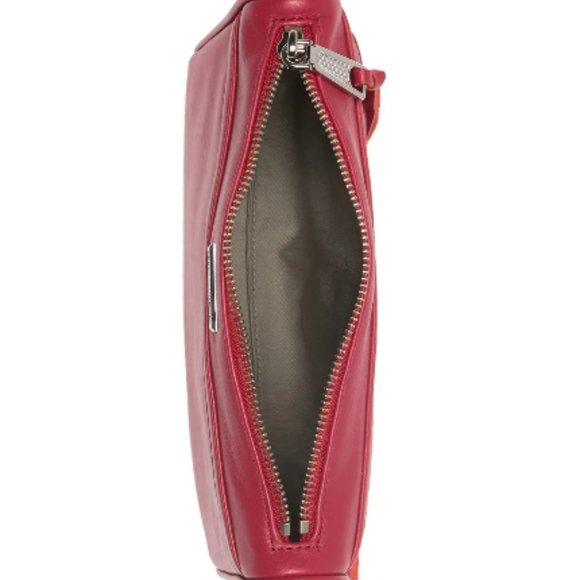 NWT Rebecca Minkoff Mini M.A.C. Red Leather Crossbody Bag BRAND NEW WITH TAG - Picture 4 of 7